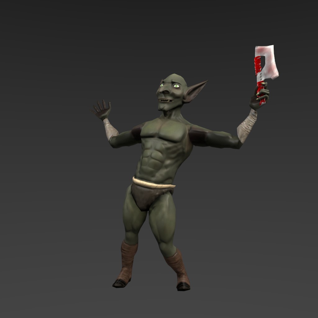 Goblin animated by Motion capture  preview image 1